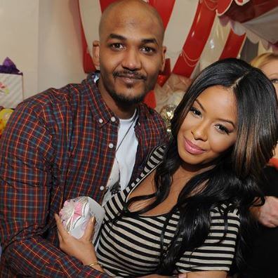 Michael Wayans with his girlfriend Vanessa Simmons.